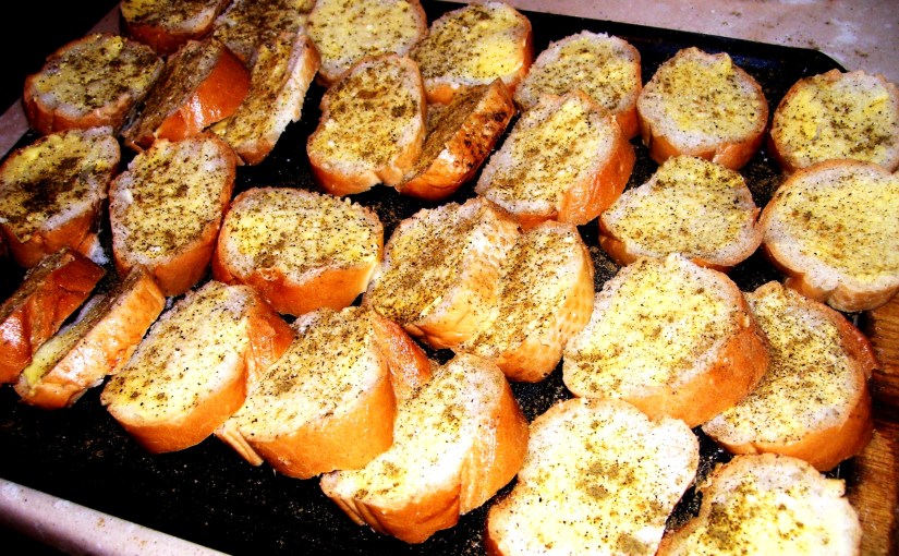 Pancitos tostados con&nbsp;ajo…