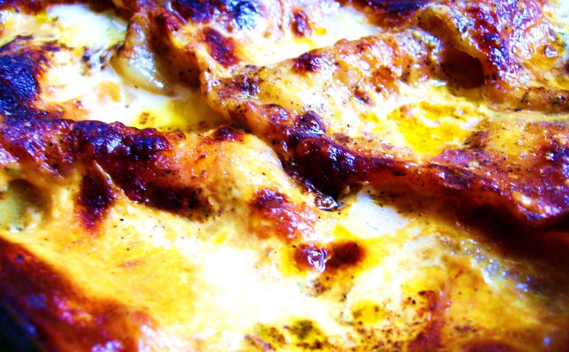 Lasagna de carne y&nbsp;berenjena