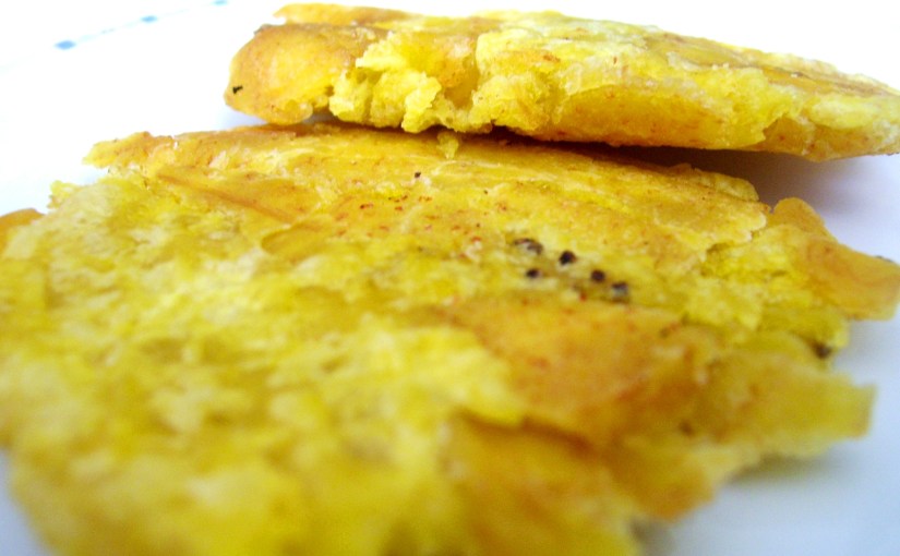 La técnica de los tostones pasados por agua de&nbsp;sal