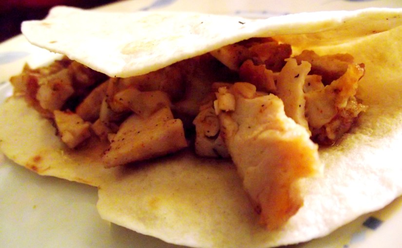 Wrap de pollo y queso gouda (Merienda de media&nbsp;mañana)