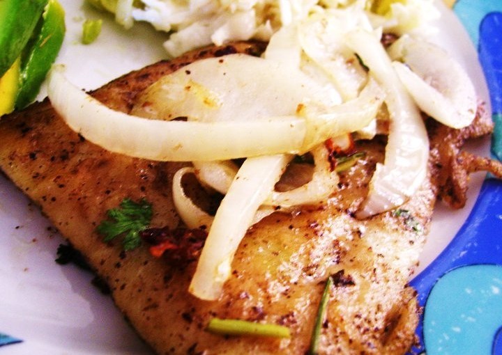 Filete de pescado a la&nbsp;plancha