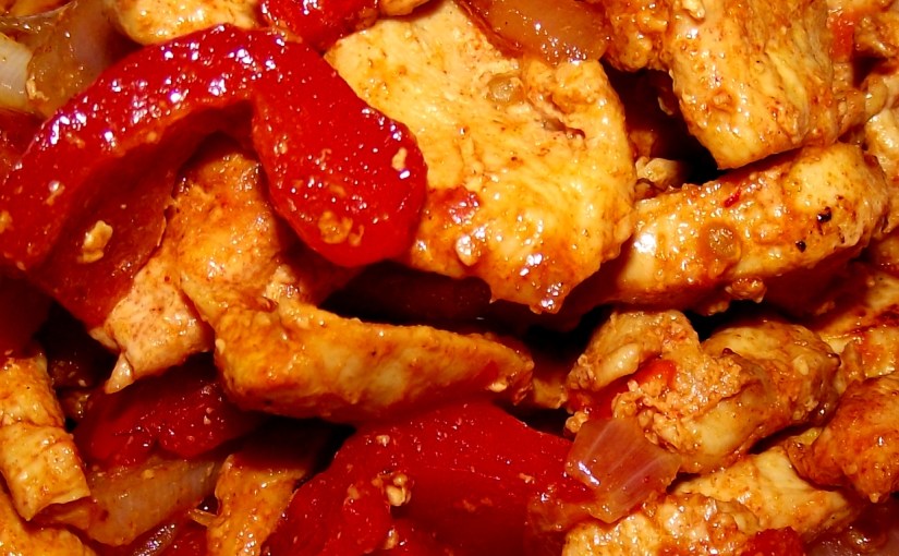Pechugas de pollo a la&nbsp;paprika