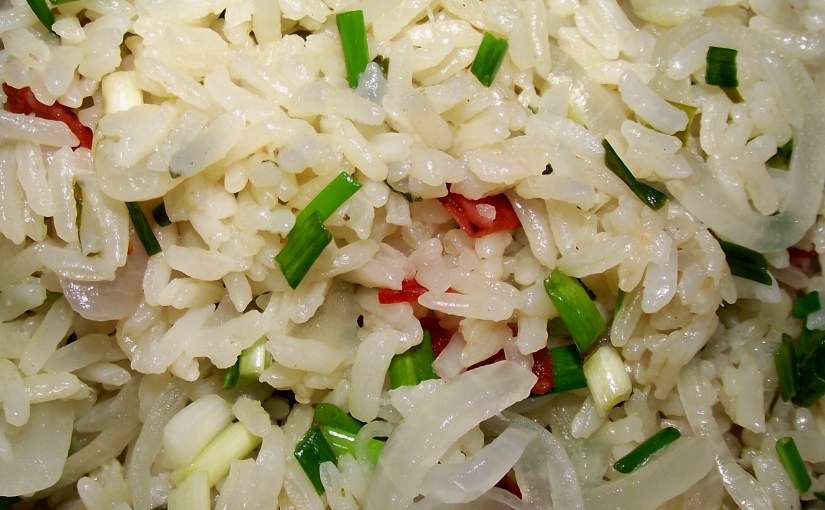 Brisas de Puerto Rico: El arroz con&nbsp;cebolla