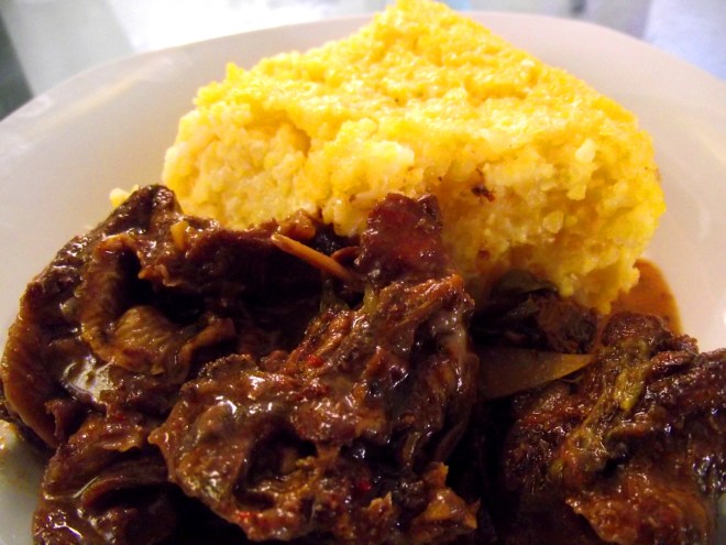 chenchén con chivo guisado