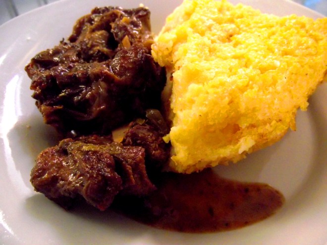 chenchén con chivo guisado