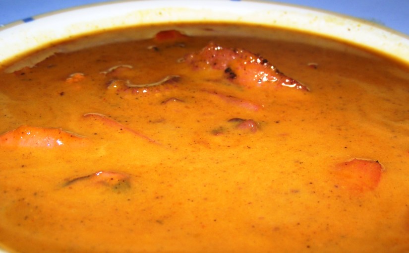 Crema de mariscos