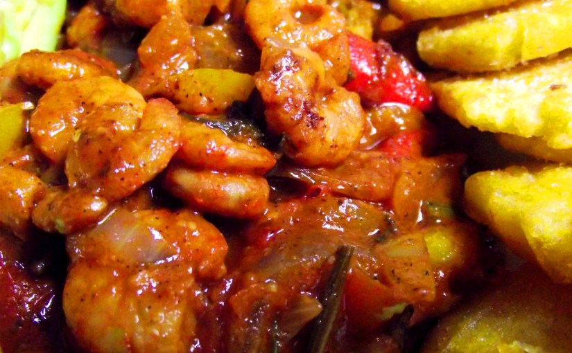 ¡Camarones guisados a la&nbsp;caribeña!