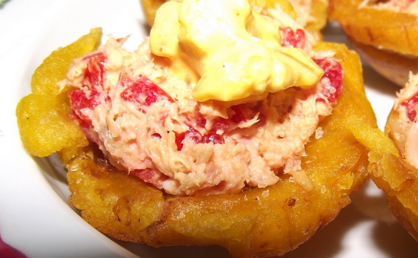 ¡Canastitas de tostones!