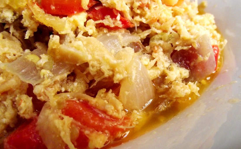 ¡Bacalao con huevo!