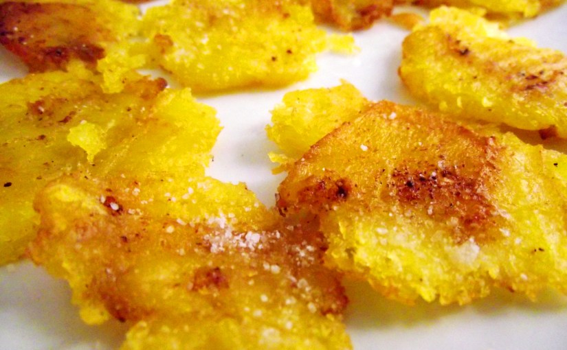 ¡Tostones de raíz de&nbsp;apio!