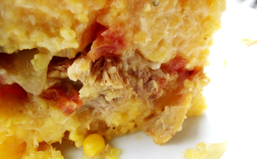 ¡Pastelón de chenchén y&nbsp;pollo!