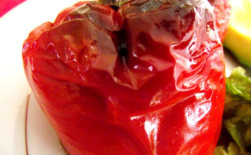 ¡Unos sabrosos pimientos&nbsp;rellenos!