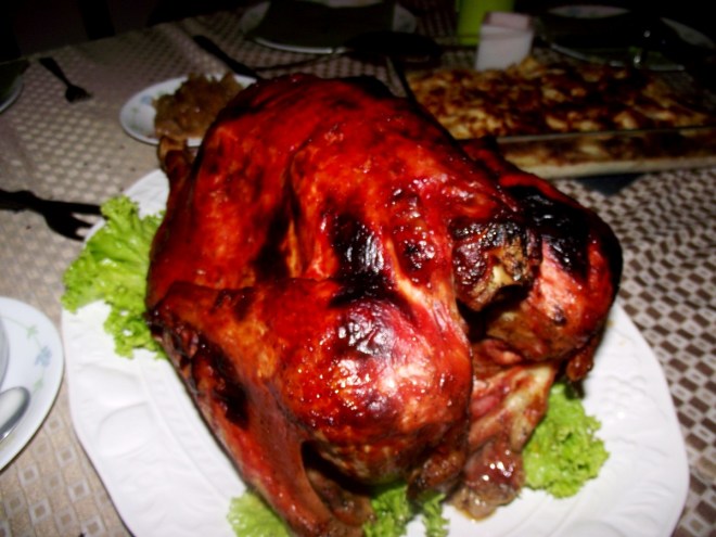Pavo asado