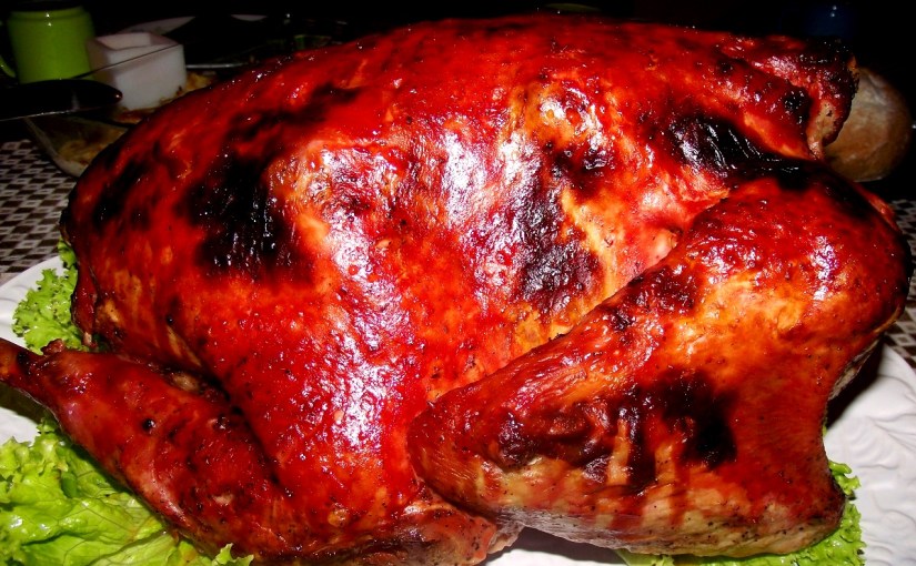 ¡Pavo relleno de mofongo de&nbsp;yuca!