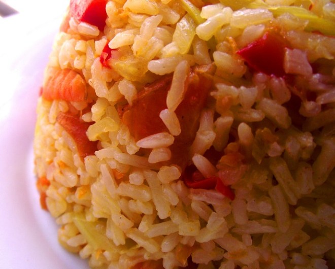 arroz con zanahoria