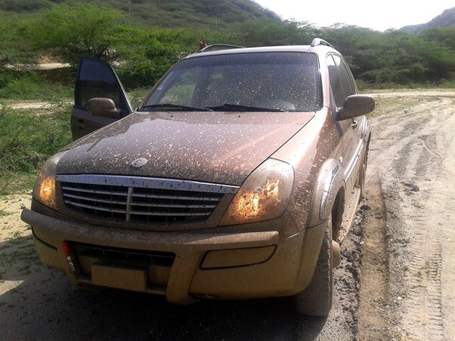 El camino ni estuvo fácil (había llovido)