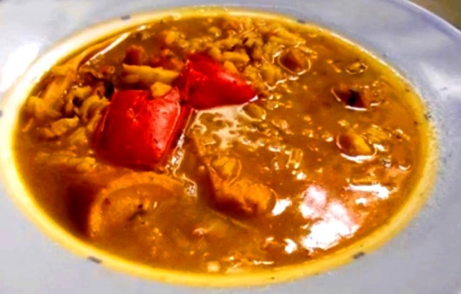 asopao de mariscos con coco
