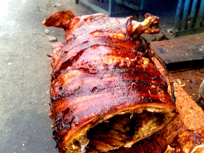 Cerdo asado dominicano 