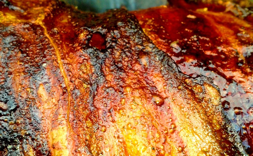 Carreteando en busca de un puerco&nbsp;asao’