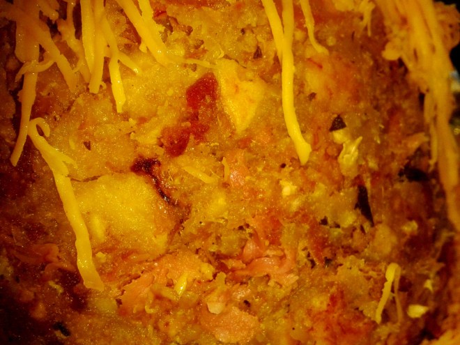 Mofongo de queso y chicharrón