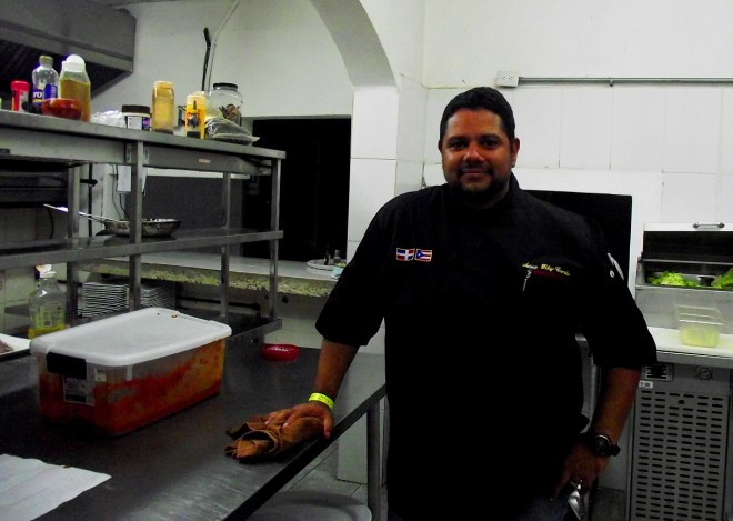 En la cocina de Aroma de la Montaña Restaurant