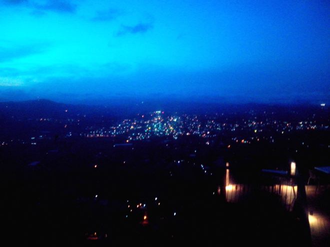 Anochecer en Aroma de la Montaña Restaurant