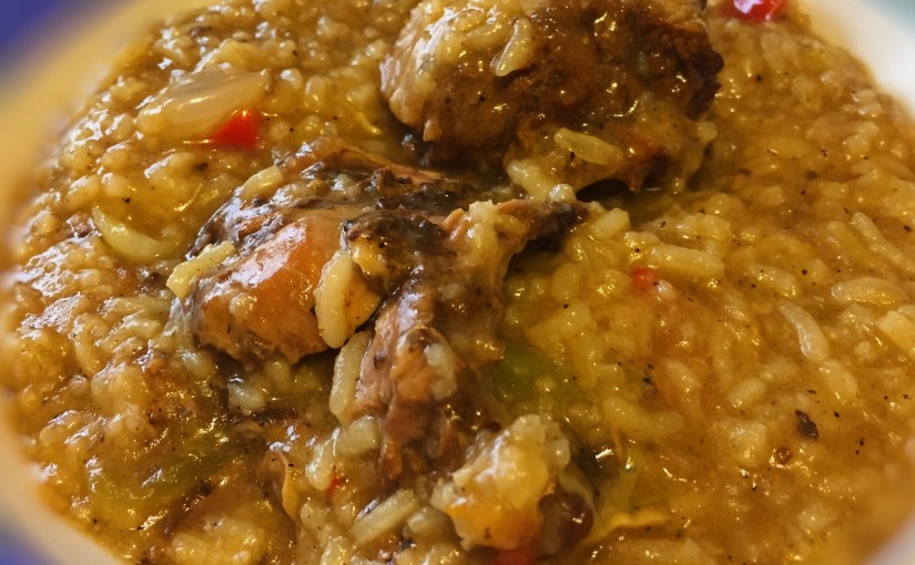 Asopao de guinea&nbsp;criolla