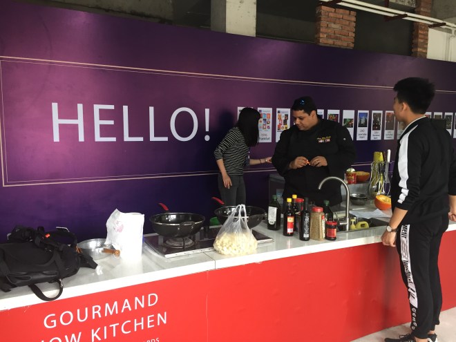 Arturo Féliz-Camilo. Cooking Show. Gourmand 2018. Yantai, China