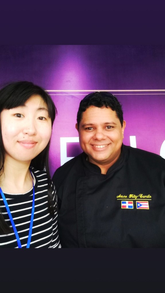 Arturo Féliz-Camilo. Cooking Show. Gourmand 2018. Yantai, China
