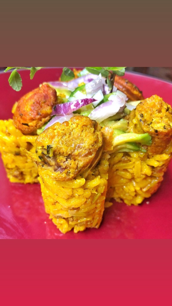 Locrio de longaniza y chorizo