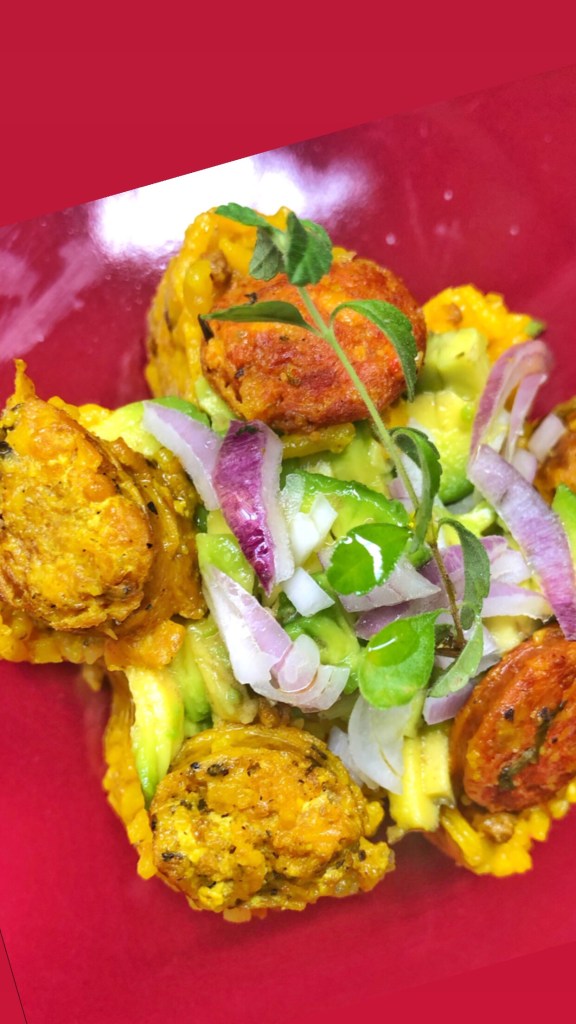 Locrio de longaniza y chorizo