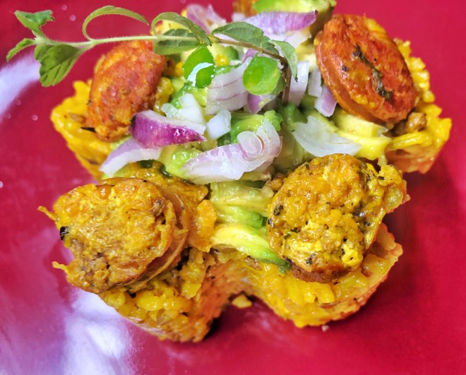 Locrio de longaniza y chorizo