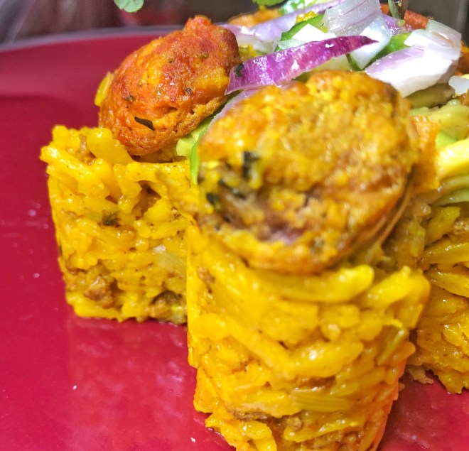 Locrio de longaniza y chorizo