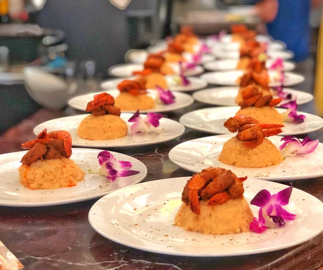 Asopao de camarones dominicano