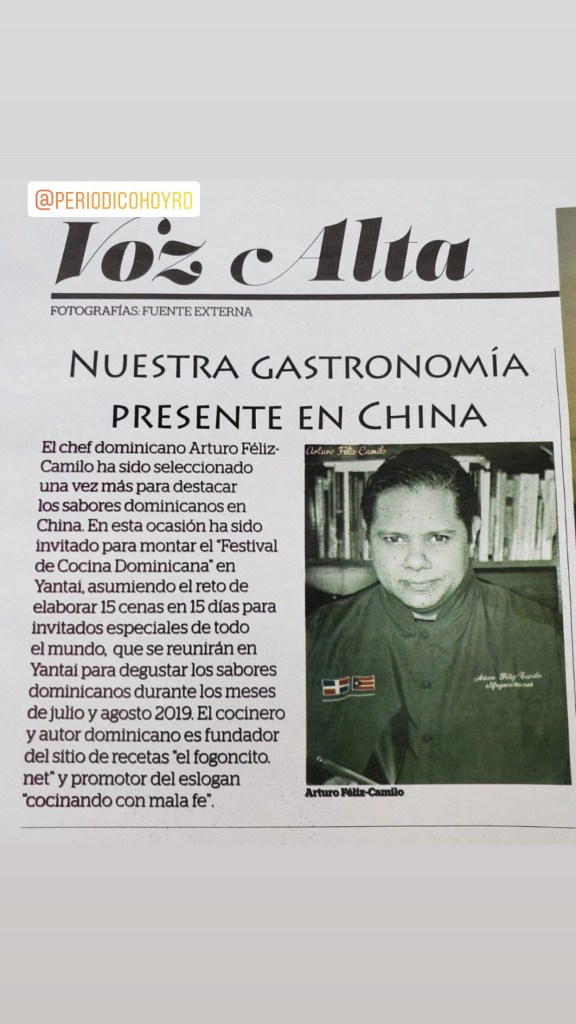 Revista en Sociedad Periodico Hoy. Arturo Feliz-Camilo