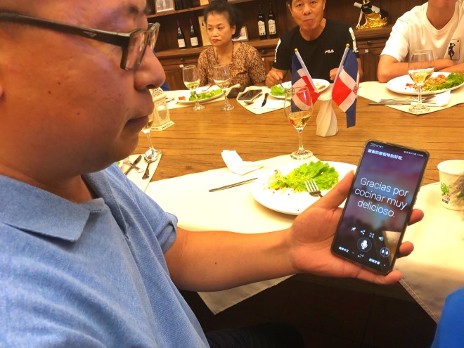 El público recibió nuestros platos con alegría