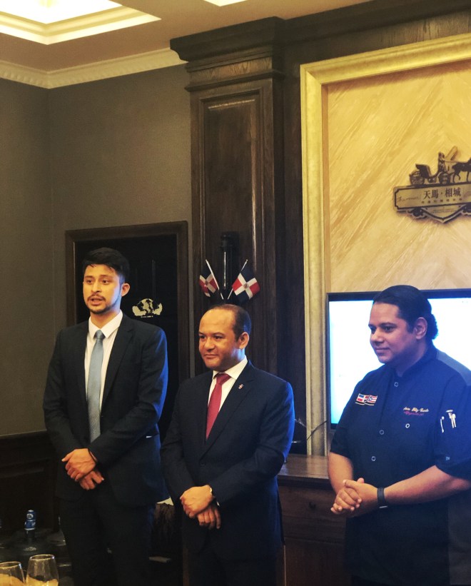 Embajador Briunny Garabito y Arturo Feliz-Camilo