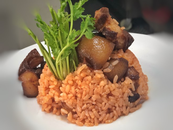 locrio de chicharrones