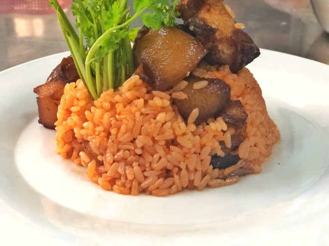 locrio de chicharrones