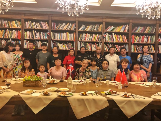 Décimo-sexta cena en el marco del Festival de La Cocina Dominicana en China (Yantai, 2019)