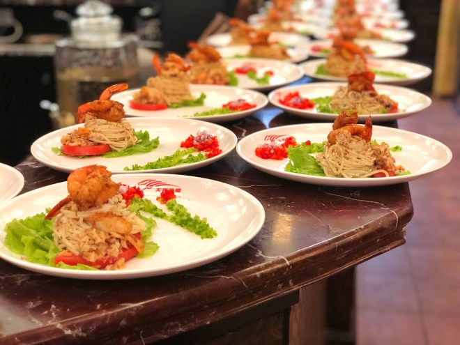 Ensalada de camarones